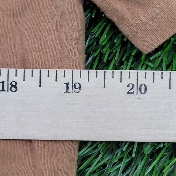 ACDC Crop-Top Shirt Women Medium 19x18 Highway-to-Hell Brown - Picture 6 of 12